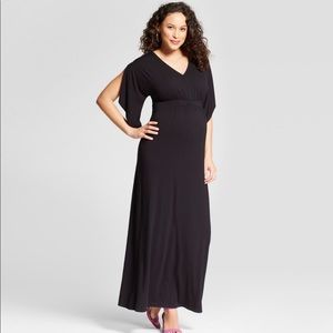 Maternity Knit Kimono Sleeve Dress